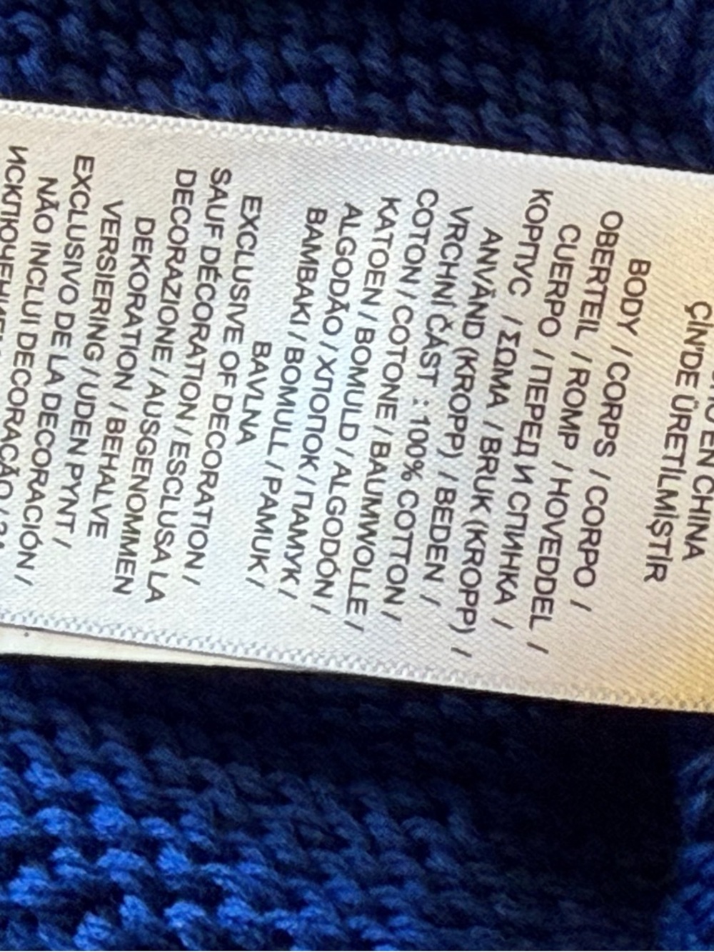 Polo Ralph Lauren Preppy Blue Cotton Crewneck Sweater M (GUC) - Picture 10 of 15